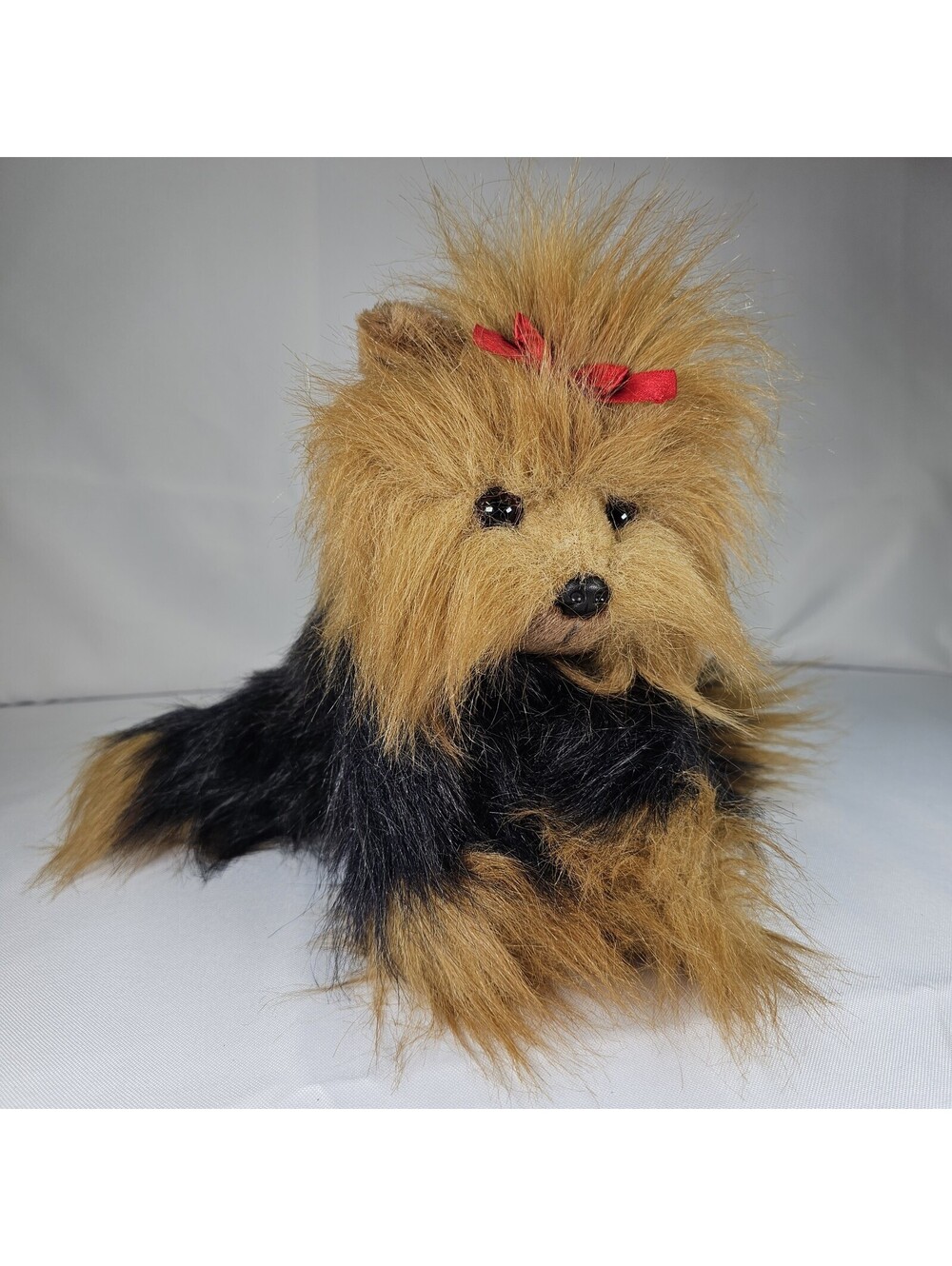 Vintage Ty Classic Plush  Yappy the Yorkie Dog Realistic Stuffed Puppy Dog